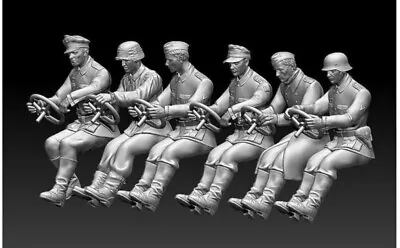 £40 • Buy Ww2 German Drivers Full Set  Soldiers 1/24th Resin Printed