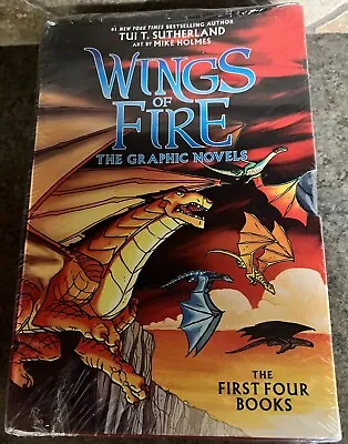 Wings Of Fire #1-#4: A Graphic Novel Box Set Tui Sutherland- BRAND NEW • $39.99