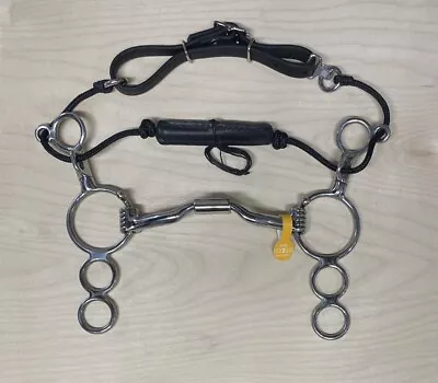 Myler Sweet Iron Low Port Comfort Snaffle 3-Ring Combo  BIT 5  - MB04  Level 2 • $180