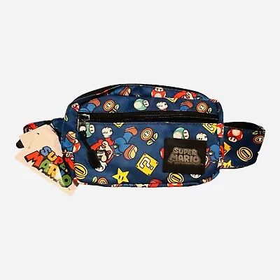 Bioworld Official Licensed Nintendo Product Super Mario Brothers Fannypack Purse • $39.99