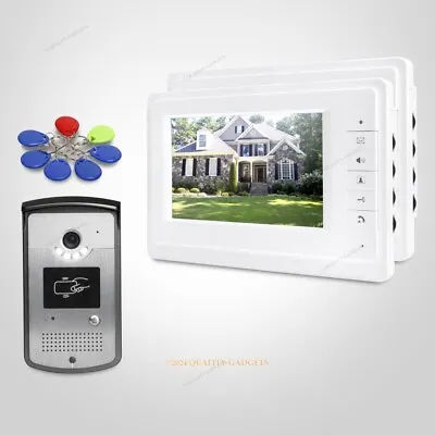 7inch Video Door Entry Phone Call System Electric Lock Supported For House/ Flat • $241.55