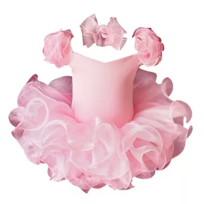 Jenniferwu Baby Girl Dress Princess Wedding Party Handmade Pageant Dress 9-12M • $9.99