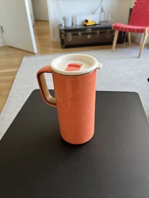 $1 • Buy Ello Campy Vacuum Insulated Stainless Steel Travel Mug Georgia Peach 18 Oz