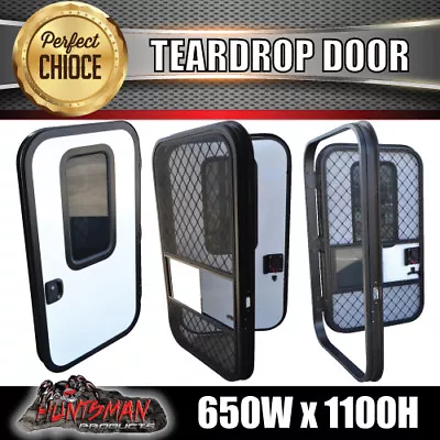 Caravan Teardrop Access Security Side Door. RHS Hinge Insulated & Sound Proof. • $695