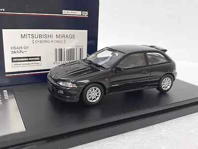 Po 1:43 HI STORY HS429GY Mitsubishi Mirage Cyborg R 1992 JDM Scale Model Car • $96