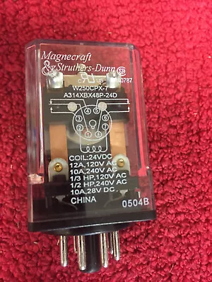 A314xbx48p 24vdc 8 Pin Octal  Struthers Dunn Relay New • $5.40