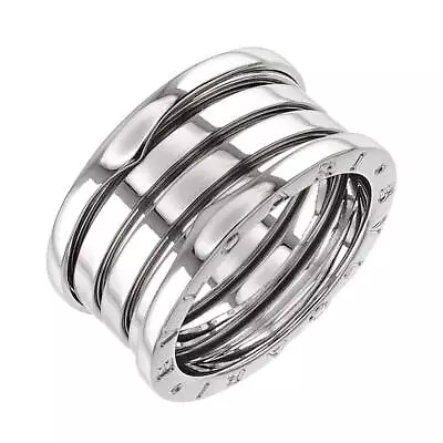 BVLGARI B-zero1 Ring 18K WG White Gold 750 Size57 7.5(US) 90228206 • $1479.38