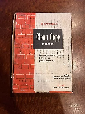 Vintage Copy Paper With Carbons Burroughs Clean Copy Sets USA • $55