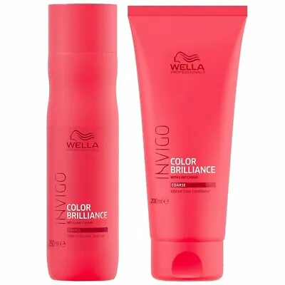 £19.99 • Buy Wella Invigo Coarse Colour Brilliance Shampoo 250ml And Conditioner 200ml Duo
