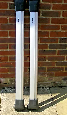 £75 • Buy Thule Wingbar Edge Aluminium Roof Bars Set Of 2 (m) Covers, Feet & 2 Keys