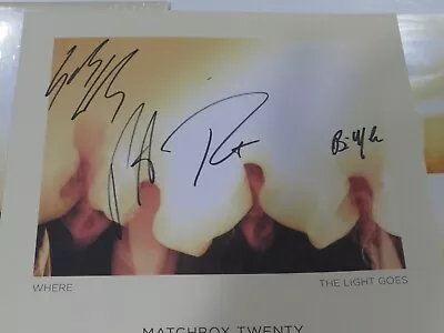 MATCHBOX TWENTY Where The Light Goes NEW VINYL W/HYPE AUTOGRAPH SIGNED ALBUM ART • $45