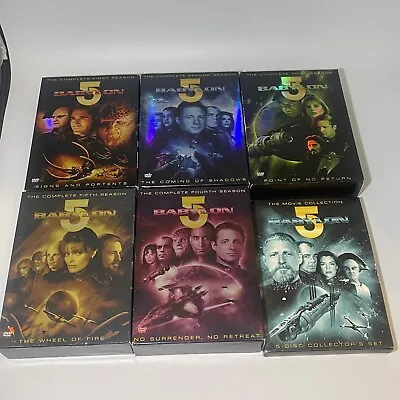 $49.99 • Buy BABYLON 5 Complete Series Season 1-5 DVD Box Sets  1 2 3 4 5 + Movie Collection