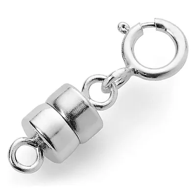 Sterling Silver 4.5mm Magnetic Clasp Necklace Converter • $12.50