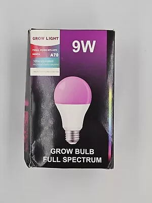 Full Spectrum LED Plant Light Bulb 9W A70 - E26 E27 B22 • $4.65