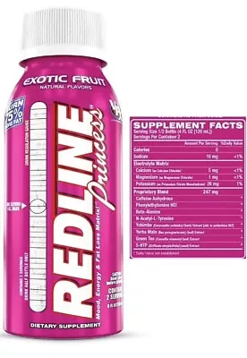 VPX - Redline Xtreme Princess Energy Drink - Sugar Free - Exotic Fruit / 8 PACK • $135.99