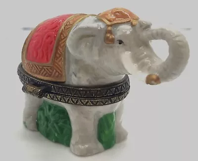 Midwest Of Cannon Falls Elephant Jewlery Trinket Box • $21.99