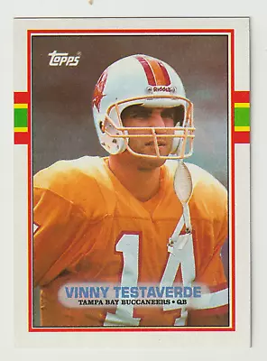 1989 Topps #327 - VINNY TESTAVERDE • $1.44