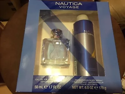 Nautica Voyage Mens Toilette Spray And Body Spray 2 Pc. Gift  Set . • $44.99