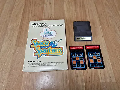 Intellivision - Space Spartans - Boxed With 2 Overlays - PAL - Good Condition • £11.99