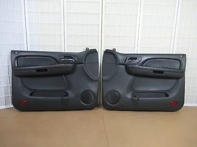 07-09 Chevy GMC Silverado Sierra Tahoe Left Right BLACK Power Door Panel SET • $697.99