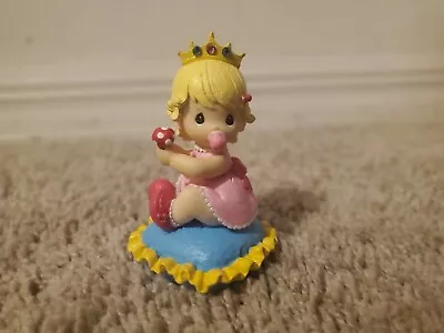 Altered Art Ceramic Figurine - Super Mario - Baby Peach - Fan Art • $25