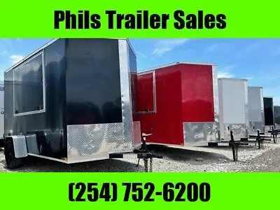 2024 Texas Select NEW 6X12 ENCLOSED CONCESSION TRAILER VENDING FOOD  12.00 • $500