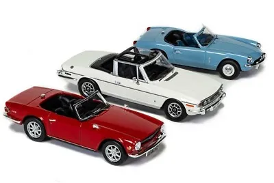 Vanguard Topless Triumph Collection Set Spitfire Blue/tr6 Red/stag White Tc00005 • £99.95