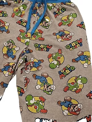 Super Mario Men's Pajama Joggers Pants Sm Pre-owned  • $8