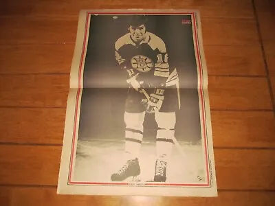 1969 Sport Illustre Vintage Hockey Poster Of DEREK SANDERSON Boston Bruins RARE • $14.56