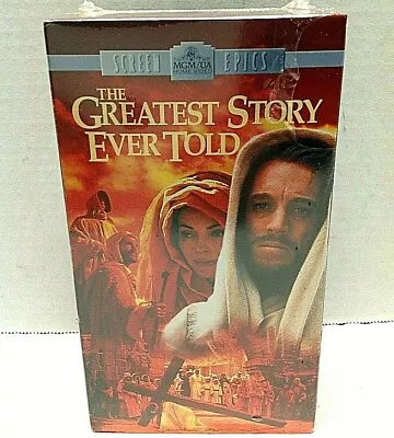 The Greatest Story Ever Told  2 VHS Tape Set -New Sealed • $14.77