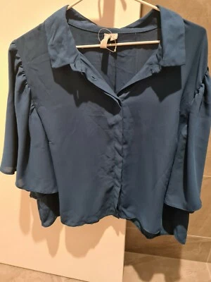 $7 • Buy Asos Ladies Blue Blouse 