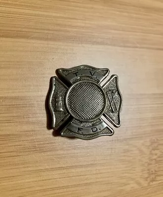 TV FD Fire Dept Department Badge Vintage Obsolete C Clasp Twin Valley PA Berks C • $48.79