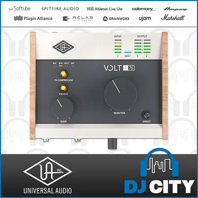 Universal Audio Volt 176 (1 In/ 2) Out USB 2 Audio Interface • $399
