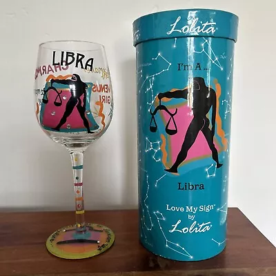 Lolita Hand Painted Wine Glass • £10