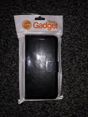 Gadget - IPhone 7 Plus & 8 Plus Leather Wallet Case - [Black] - [Brand New] - • £9.98