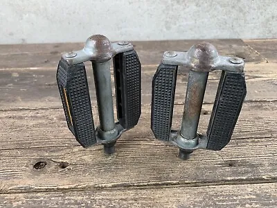 Vintage 1/2” Bike Pedals Balloon Tire Old School Prewar  • $29