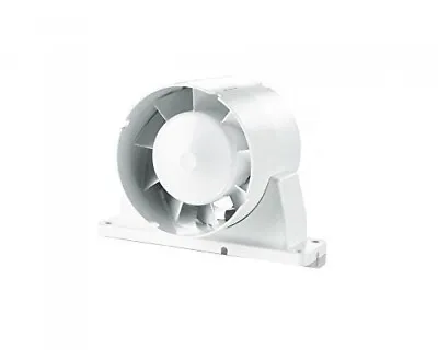 In-line Bathroom Extractor Fan With Mounting Bracket - 100 Mm 125 Mm 150 Mm • £16.99