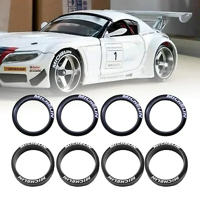 4pcs For Mosquito Mini Q Z D  φ20/22 Steady Drift Tire 1/24 1/28 RC Racing Car • $22.30