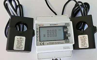 Smart Energy Meter KWH Volts Amps / Power Full Analyzer Modbus 2 CTs Included • $185