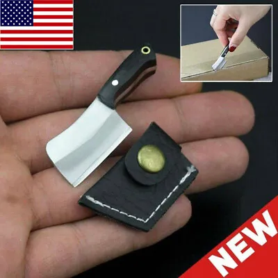 Stainless Steel Small Mini Folding Pocket Knife Key Chain Blade EDC Outdoor Tool • $3.53