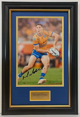 $69.99 • Buy Mitchell Moses Signed Framed Parramatta Eels 2022