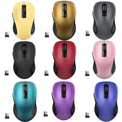 2.4GHz Wireless Cordless Optical Mouse Mice +USB Receiver For PC Laptop USA • $5.39