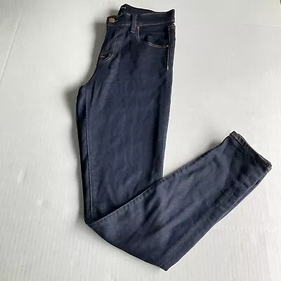 J Brand Womens Skinny Jeans Dark Blue Wash Slim Fit High Waisted Stretch Size 26 • $19.99