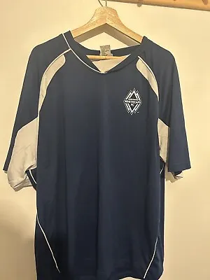 MENS 2XL Vancouver Whitecaps FC MLS Soccer Football Futbol Athletic Shirt • $26.39