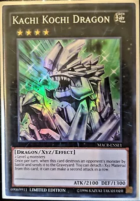 YuGiOh Kachi Kochi Dragon Super Rare MACR-ENSE1 NM • $1.92