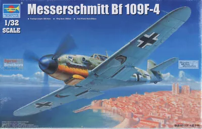 TRP02292 1:32 Trumpeter Messerschmitt Bf109F-4 German Fighter • $63.34