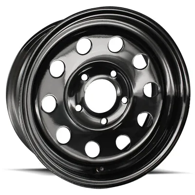  15 Inch 5 On 5  Black Modular Trailer Wheel Rim New • $64