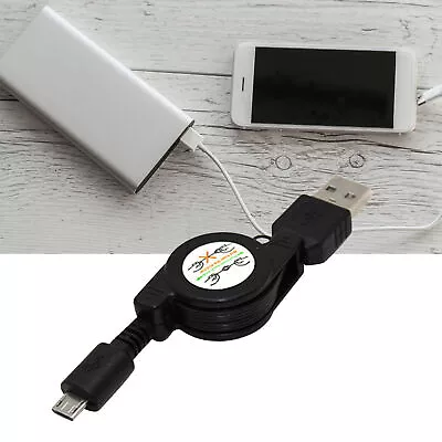 Retractable Micro USB A To USB 2.0 B Male Cable Sync Data Charger For Android 81 • $8.13