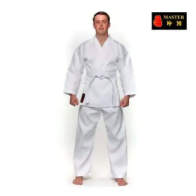 KMA Karate Gi White Lightweight Student Karate Suit GI + Free White Belt - Kids • £15.99