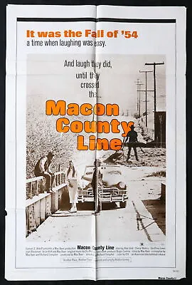 Macon County Line 27x41 Original Single Sided One Sheet Movie Poster • $30